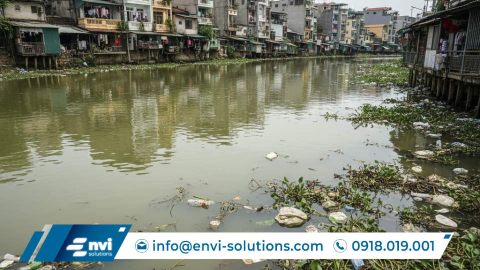 Tác hại nước thải sinh hoạt đến môi trường, ô nhiễm nguồn nước sinh hoạt