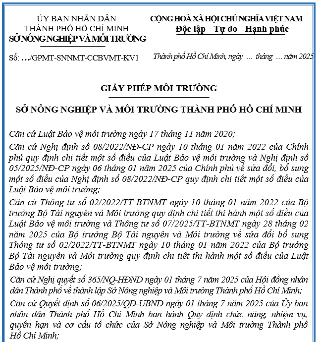 Giấy phép môi trường – bảo vệ trái đất, trồng cây xanh và phát triển bền vững