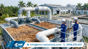 Hệ thống xử lý mùi công nghiệp tại nhà máy sản xuất