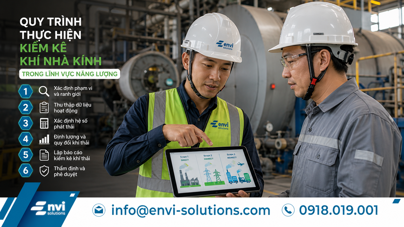 Kiểm kê khí nhà kính năng lượng Envi Solutions.