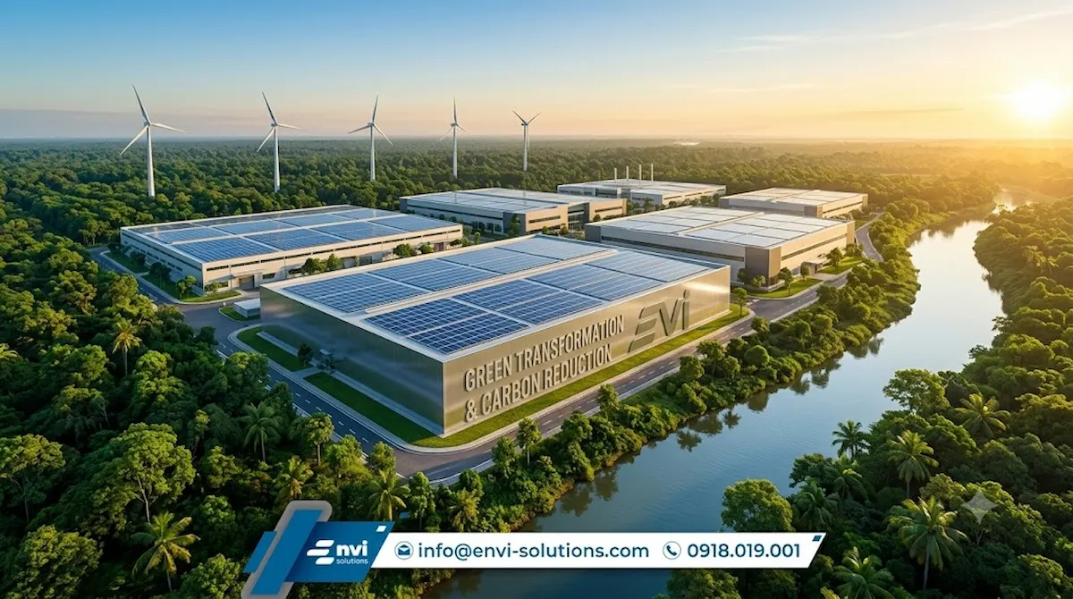 Tín chỉ carbon và mô hình khu công nghiệp xanh ứng dụng năng lượng tái tạo