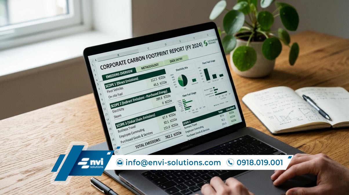 File Excel Kiểm Kê Khí Nhà Kính: Hướng Dẫn Tính Phát Thải Chuẩn